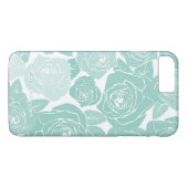 Pastel Blue Rozen Gepersonaliseerde iPhone 7 Plus Case-Mate iPhone Case (Achterkant (Horizontaal))