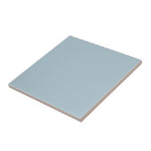 Pastel Blue Solid Color Tegeltje (Zijkant)