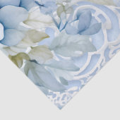 Pastel Blue Victorian Florals & Lace Decoupage Tissuepapier (Detail)
