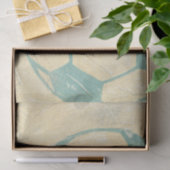 Pastel Blue Voetbal van Chariklia Zarris Tissuepapier (Geschenk)