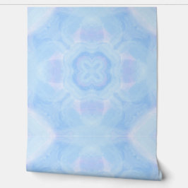 Pastel Blue Waterverf geometrisch Behang