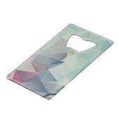 Pastel Blues Pyramide Art Abstrait (Dos Angle)