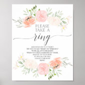 Pastel Blush Bruiloft Ring Spel Poster (Voorkant)