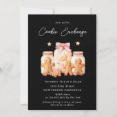 Pastel Blush Cookie Exchange Kerstfeest Kaart (Voorkant)