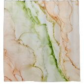 Pastel Blush Earth Tone Abstrait rideau de douche (Devant)