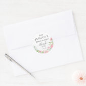 Pastel Blush Favor Sticker - Shower (Envelop)