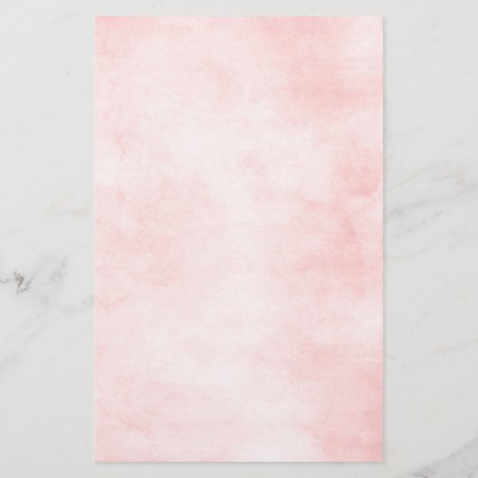 Pastel Blush Joli Floral Mariage Menu (Dos)