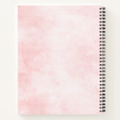 Pastel Blush rose Fête des mariées florale Livre d (Dos)