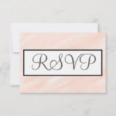 Pastel Blush Watercolor Wedding RSVP (Devant)