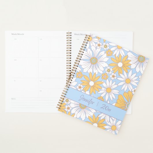 Pastel Bohemian Flowers Planner (Display)