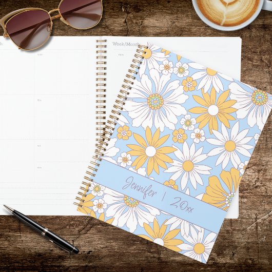 Pastel Bohemian Flowers Planner
