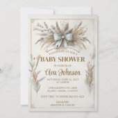 Pastel Boho Rabbit Kaart (Achterkant)