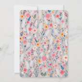 Pastel Boho Wildflower Verjaardag Kaart Ontwerp (Achterkant)
