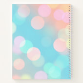 Pastel Bokeh Bullet Journal / Carnet Linne (Dos)