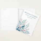 Pastel Botanique Mariage-Planificateur (Devant avec enveloppe)