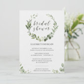Pastel Bouquet Bridal Shower Invitation Floral (Debout devant)
