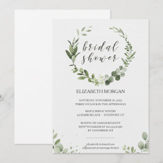 Pastel Bouquet Bridal Shower Invitation Floral