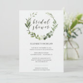 Pastel Bouquet Bridal Shower Invitation Floral (Debout devant)