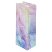Pastel Breeze Wijnzak Wijn Cadeautas (Voorkant Gekanteld)