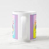 PASTEL BRIGHT SUGAR SKULL PRINT EXTRA GROTE BEKER (Achterkant)