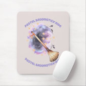 Pastel Broomstick Ride Muismat (Met muis)