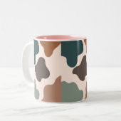 Pastel Brown Fond d'écran moderne Café Mug (Devant gauche)