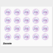 Pastel Bubble “Happy Birthday” Sticker (Feuille)