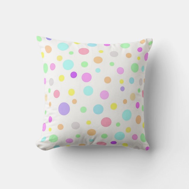 Pastel Bubbles Coussin américain MoJo (Recto)