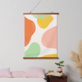 Pastel Bubbles Hangend Wandkleed (Slaapkamer)