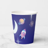 Pastel Buitenruimte Papieren Bekers (Achterkant)