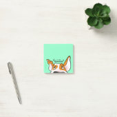 Pastel Bull Terrier cartoon sticky notes (Kantoor)