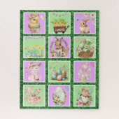 Pastel Bunny Bunny Couleur Puzzle (Vertical)