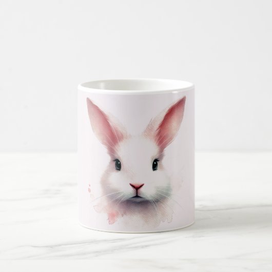 Pastel Bunny Face Mug : Joli et confortable design (Centre)