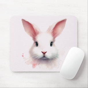 Pastel Bunny Magic: Girly Muismat
