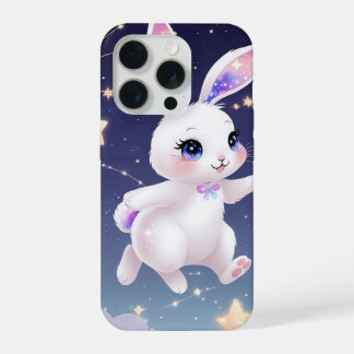 Pastel Bunny Phone Case –Kawaii Star Rabbit iPhone iPhone 15 Pro Hoesje