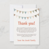 Pastel buntel merci pour les clients baby showers (Devant)