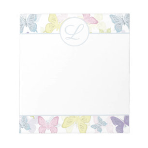 Pastel Butterflies 5,5-inch x 6-inch laptop - 40 p Notitieblok