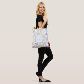 Pastel Butterflies Pattern All-Over-Print Canvas t Draagtas (Op model)