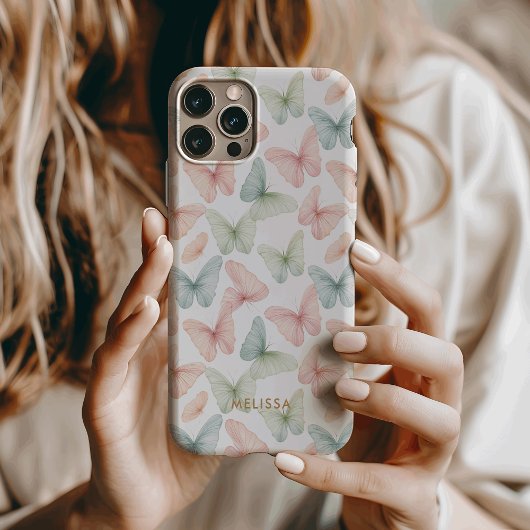 Pastel Butterfly Case-Mate iPhone Case