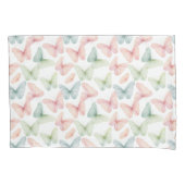 Pastel Butterfly Kussensloop (Voorkant)