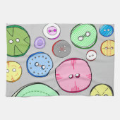 Pastel Buttonnen Theedoek (Horizontaal)