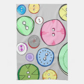 Pastel Buttonnen Theedoek (Verticaal)