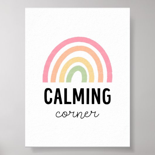 Pastel Calming Corner Poster (Voorkant)