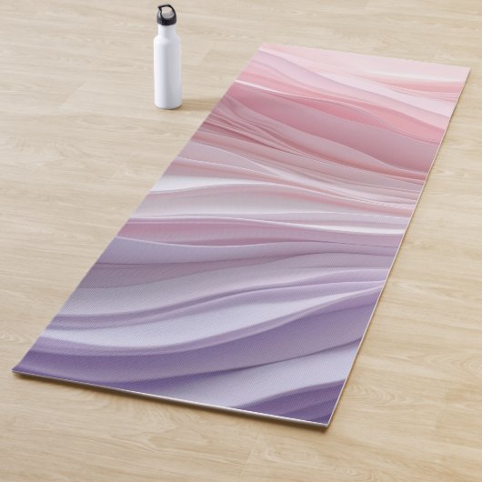 Pastel Calming Wave Pattern Yogamat (In situ)