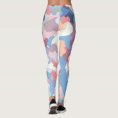 Pastel Camouflage Leggings (Achterkant)