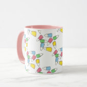 Pastel Candy Corn Easter Party Springtime Mok (Voorkant links)