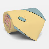 Pastel Candy Swirl Pattern with Sprinkles Stropdas (Opgerold)