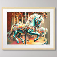 Pastel Carrousel Paard Merry Go Round