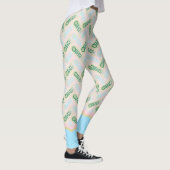 Pastel Casablabca Leggings – Retro Modern Pattern (Rechts)