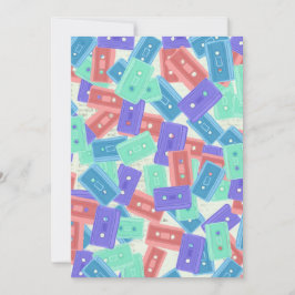 Pastel Cassettebandjes - jaren 90 esthetische muzi Kaart